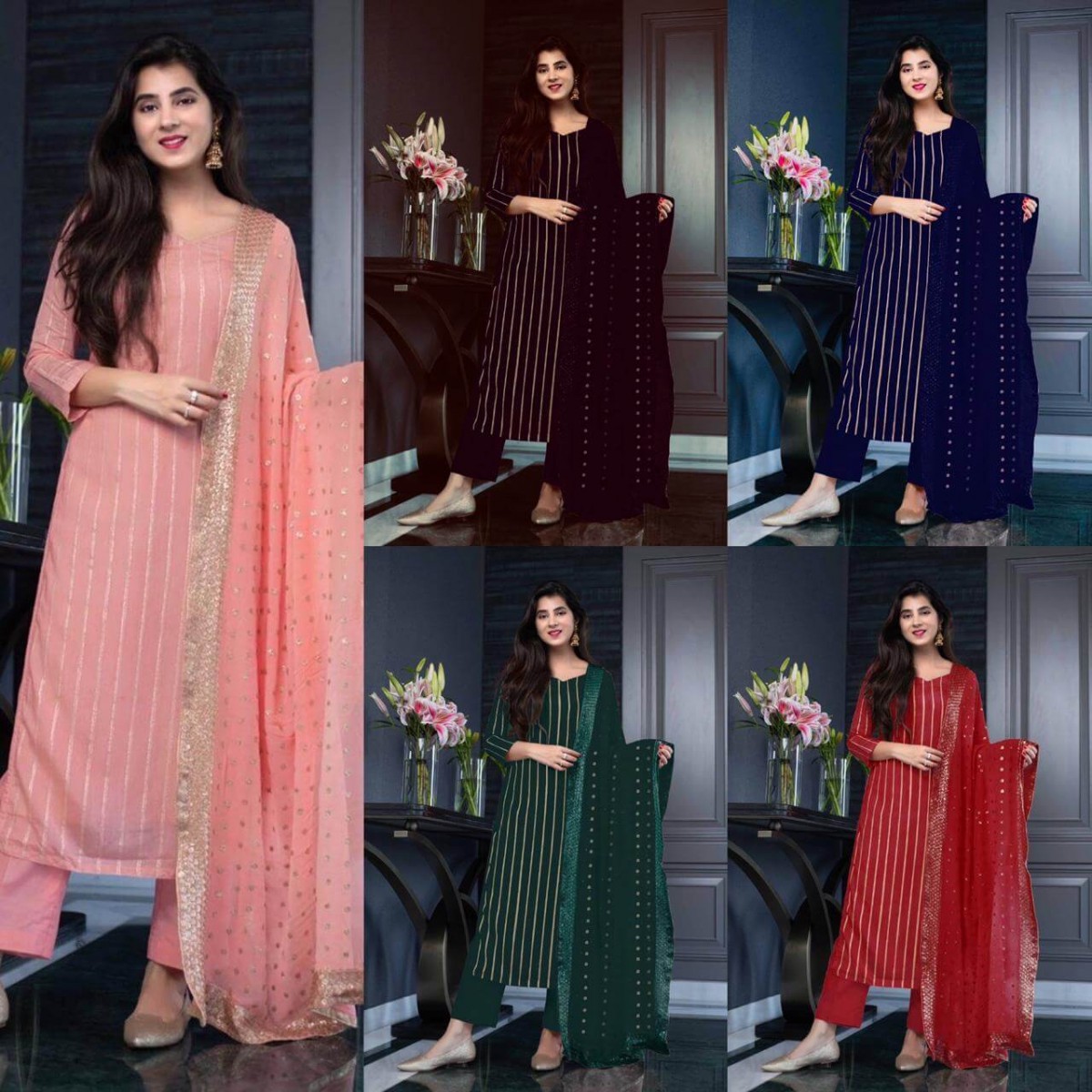 Beautiful palazzo suits online